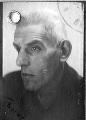 Portrt Oscar Strelitz aus Kennkarte vom 13.2.1945