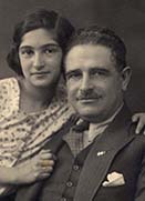 Leopold Levy Meier und Tochter Alice 