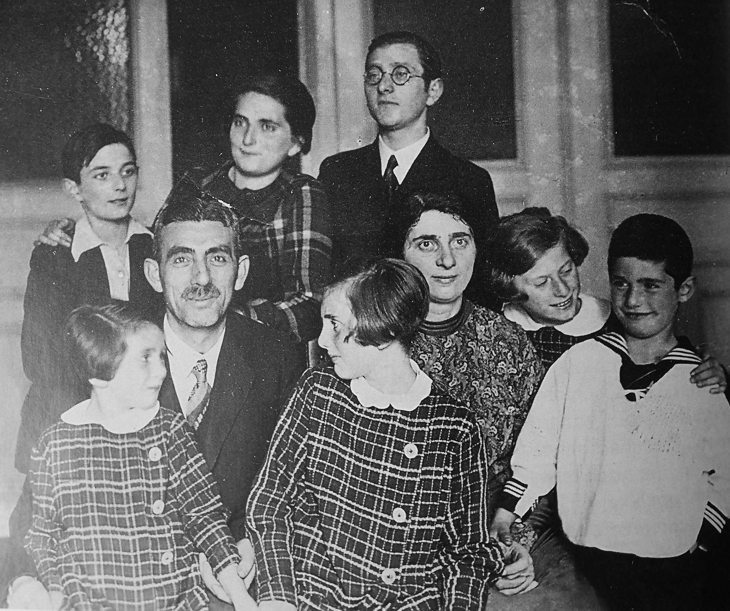 Familie Bari, im September 1935 (aus: Karin Guth, Bornstr. 22)