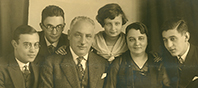Clementine und Mathias Stein mit ihren Kindern 1928