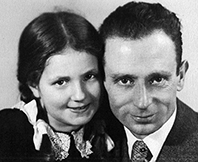 Walter Gutmann mit seiner Tochter Hilde 1936
