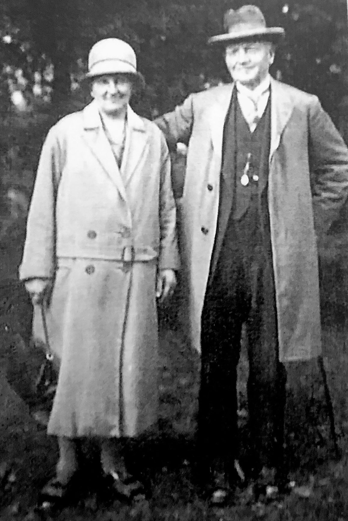 August Hinck mit Ehefrau, o. D.