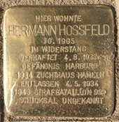 Stolperstein fr Hermann Hossfeld