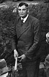 Rudolf Ladewig bei Grundsteinlegung