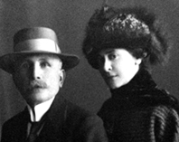 Adele Lambertz mit ihrem Ehemann Moritz (o. J.)