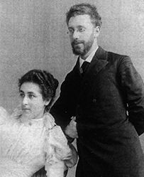 Dr. Joseph Norden und seine Braut Emilie, geb. Meseritz