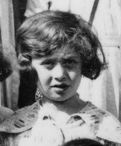 Ella Rappaport, 1934 (auf einem Schulfoto, Ausschnitt)